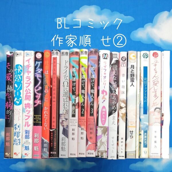 TYS14 BLコミックス 作家順 せ② 16冊 バラ可
