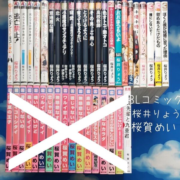 TYS06 BLコミックス 作家順 さ⑥ 24冊 バラ可 桜井りょう
