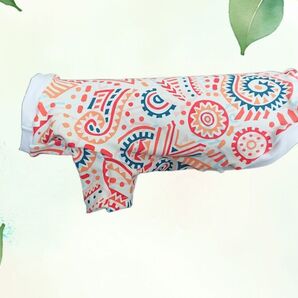 アフリカン柄犬服シャツドッグウェアハンドメイド