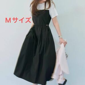 新品 ジャスグリッティー JUSGLITTY ビスチェ ドッキング ワンピース 黒