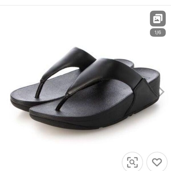 フィットフロップ fitflop LULU LEATHER TOEPOST (Black) トングサンダル