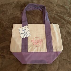 新品!TRADER JOE’S 限定パステルミニトート 【ラスト1点】