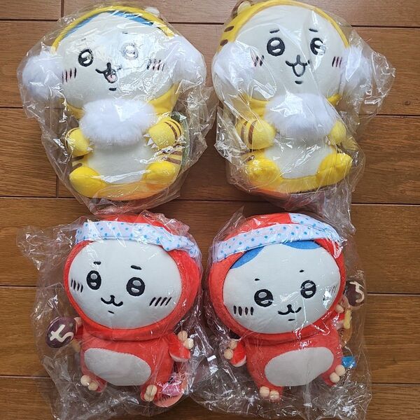 レア ちいかわ ハチワレ たこさんぬいぐるみS 虎さんぬいぐるみS 4体セット