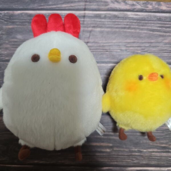 【価格交渉不可】カナヘイの小動物 ピスケ&うさぎ にわとり ひよこ ぬいぐるみ