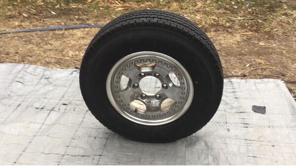 ice GUARD iG91 195/80R15107/105L LTとホイール W WORK15x6.5JJ PCD139.7①