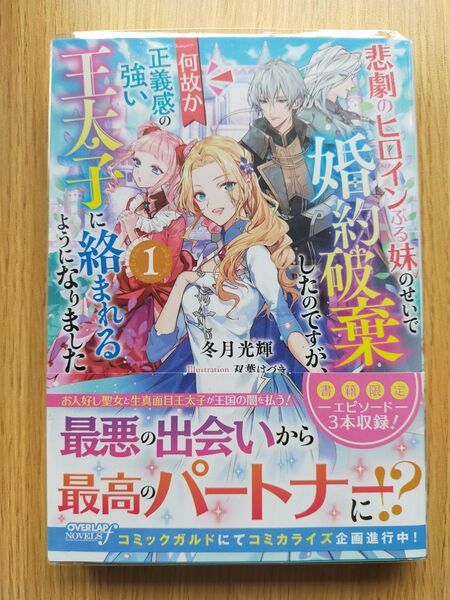 悲劇のヒロインぶる妹のせいで婚約破棄したのですが、何故か正義感の強い王太子に絡まれるようになりました 1 (OVERLAP NOV