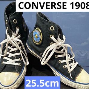 CONVERSE 1908 ブラック コンバース ハイカットスニーカー 25.5cm