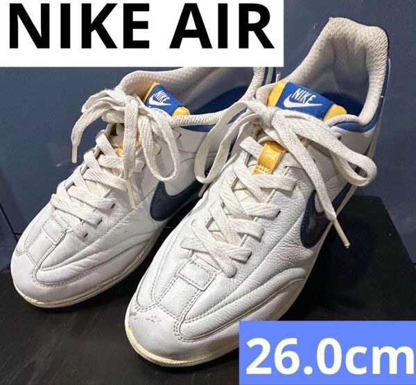 NIKE AIR フットサルシューズ ホワイト/ネイビー 約26.0cm
