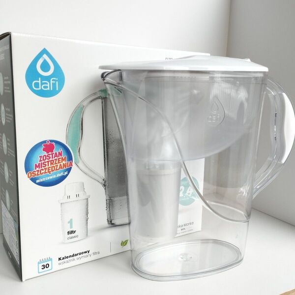 DAFIダフィ 浄水ポット アトリア 1.2L(全容量:2.4L) ホワイト ポット型浄水器 浄水器