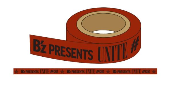 B'z PRESENTS UNITE #2 ガチャ マスキングテープ赤 新品