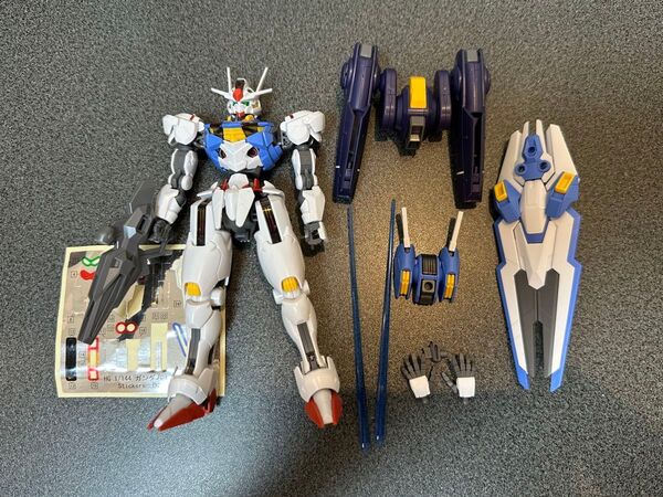 HG 1/144 ガンダムエアリアル + フライトユニット装備 機動戦士ガンダム 水星の魔女 ガンプラ ジャンク HGUC