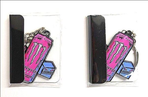 非売品 モンスターエナジー オリジナルキーホルダー 2個セット セブンイレブン限定 新品未開封