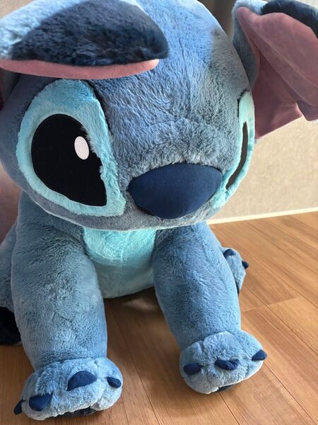 コストコ スティッチ 特大 ぬいぐるみ ブランケット入 ディズニー Disney
