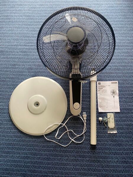 おおたけ フルリモコンフロアー扇風機 ホワイト GF-F424FR-W