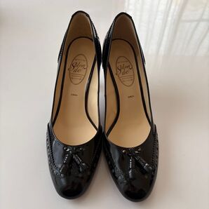 【新品】WASHINGTON サロンドワシントン エナメル 24.5cm パンプス ハイヒール