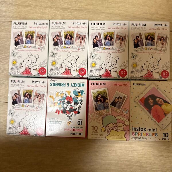 チェキフィルム instax mini 8箱80枚