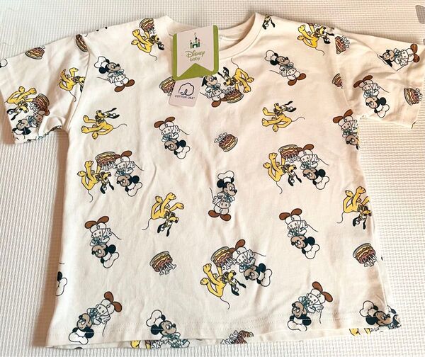 【新品未使用タグ付き】ミッキー プルート ケーキ Tシャツ 100 半袖