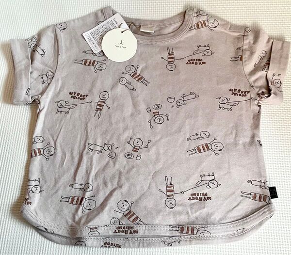 【新品未使用タグ付き】Tシャツ 半袖 犬 お散歩 テータテート バースデイ