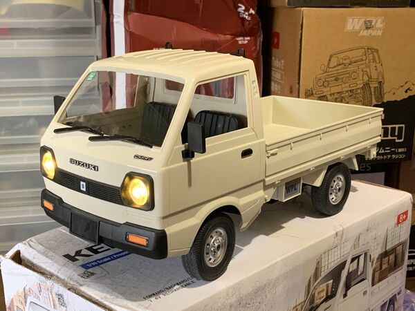 WPL D14 SUZUKI CARRY スズキ キャリー 軽トラック ホワイト ラジコン 1/10スケール スズキ正規ライセンス