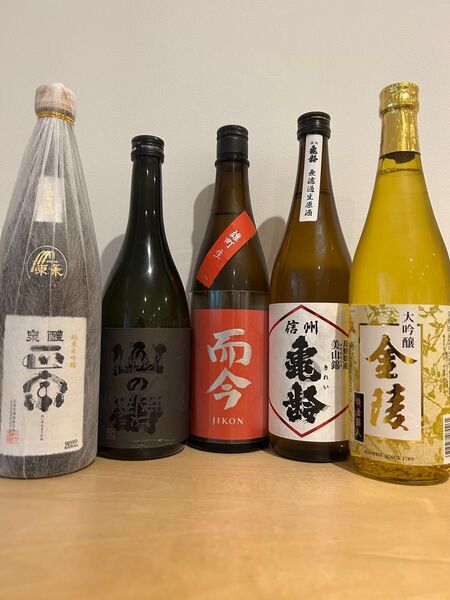 而今 信州亀齢 金陵 山の壽 醴泉正宗
