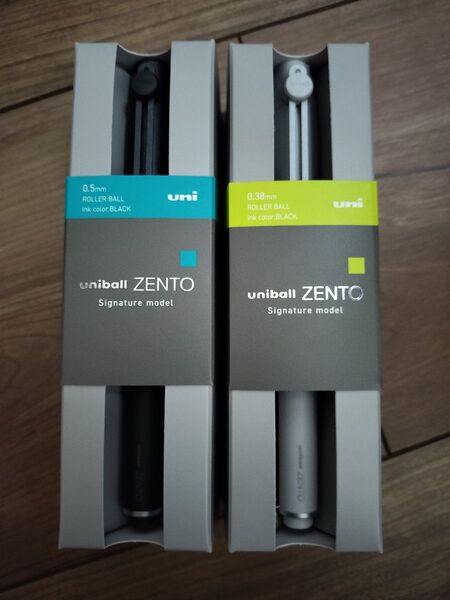uniball ZENTO 三菱鉛筆 ゼント シルバー メタリックブラック ユニボールゼント シグニチャー シグニチャーモデル