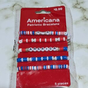 Americana パトリオティックブレスレット 5個セット 新品