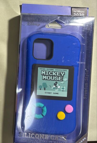 iPhoneケース iPhone 12 mini用シリコン製 ミッキーマウス