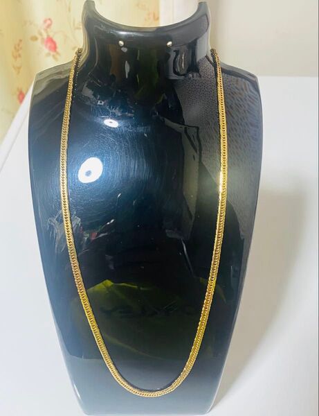 K18金 8面 ネックレス K1 アクセサリー45cm 11.8 グラム