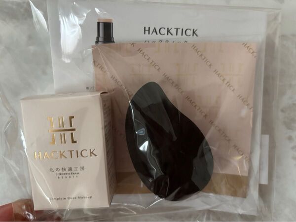 北の快適工房 ハックティック スティックファンデーション ナチュラル スポンジ付