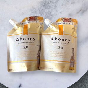 【残り2セット】&honey ディープモイスト ヘアオイル 詰め替え用