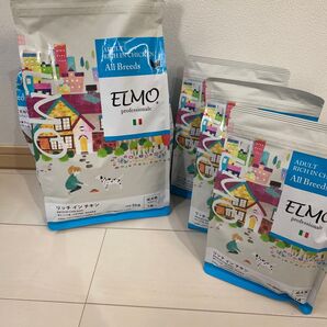 ELMO エルモプロフェッショナルドッグフード リッチインチキン 3kg 1袋と800g 3袋