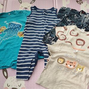 80cm90cm 男の子洋服 まとめ売り H&M ベビーギャップ カバーオール