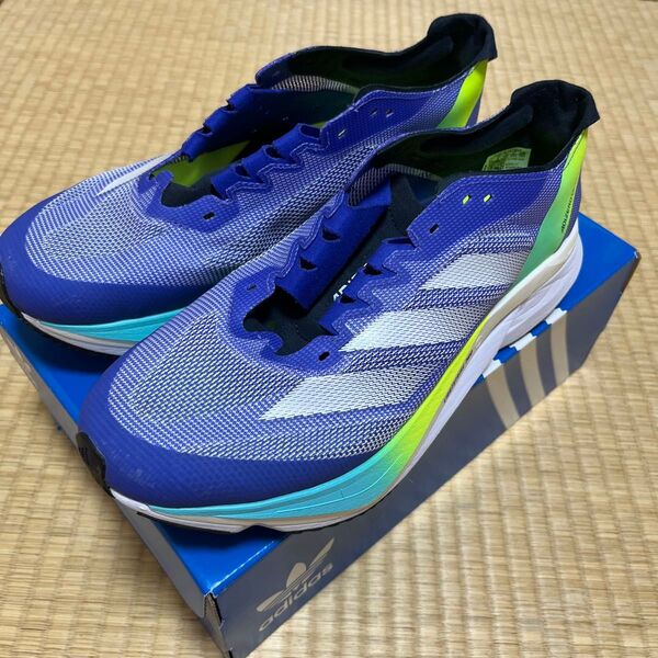 adidas ADIZERO BOSTON 12 ブルー 26.5cm