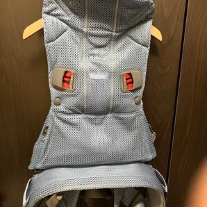 抱っこ紐 baby メッシュ ブルー地 抱っこひも おんぶ BABYBJHON