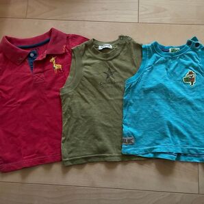 子供服 半袖Tシャツ、タンクトップまとめ売り