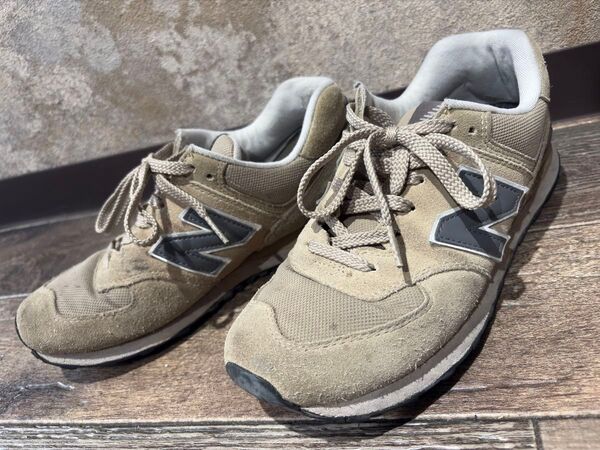 New Balance 574 スニーカー ベージュ