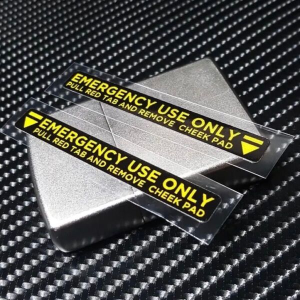 シール EMERGENCY USE ONLY ステッカー SHOEI ヘルメット z7 z8 x14 ryd gtair