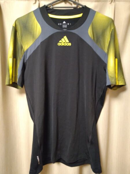 アディダス adidas 半袖 アンダーシャツ速乾吸水サッカー 半袖Tシャツ プラクティスシャツ未使用ダイエット 運動スポーツ