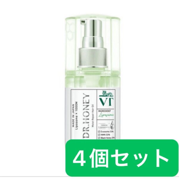 DR.HONEY VT モイストリペア ヘアオイル 100mL 4セット+おまけ1本
