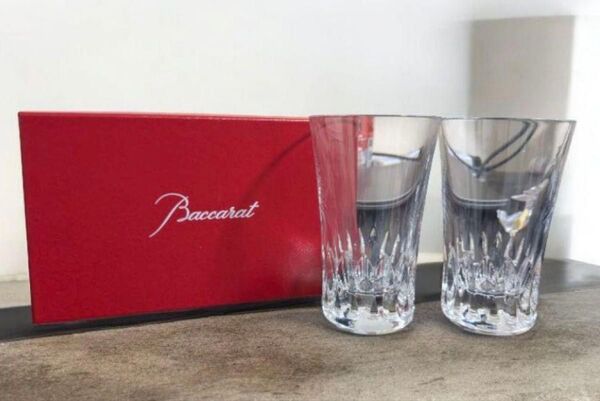 未使用 Baccarat ベルーガ ハイボール グラス 2個 ・ペア