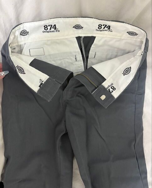Dickies 874 ワークパンツ チャコールグレー W28