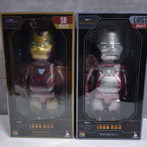 ベアブリック アイアンマン SP賞 L@ST賞BE RBRICK Happyくじ