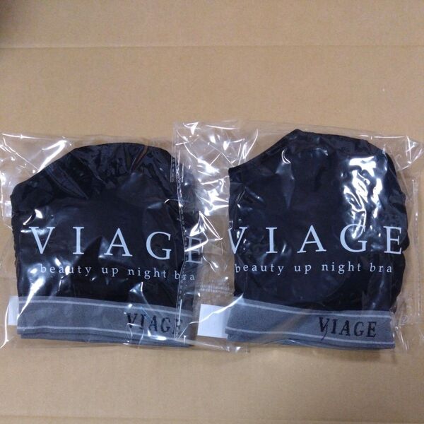 ヴィアージュ ナイトブラ VIAGE ブラックグレー SM
