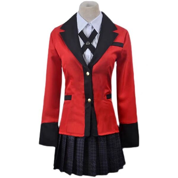 新品未使用 賭ケグルイ 制服 コスプレ衣装 サイズL ミケ札つき