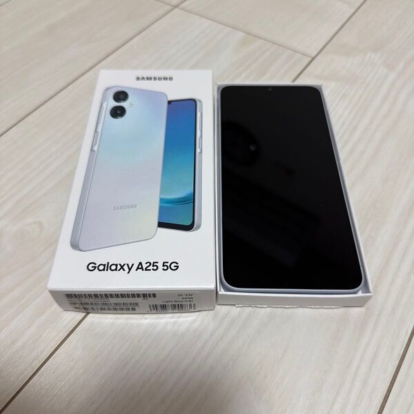Galaxy A25 5G SC-53F 6.7インチ メモリー4GB ストレージ64GB ライトブルー ドコモ