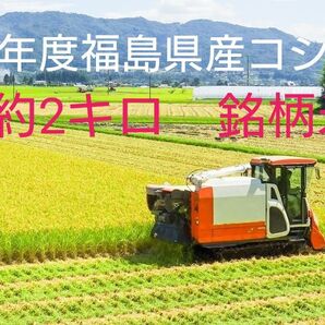 米 約2キロ 福島県産コシヒカリ 銘柄米