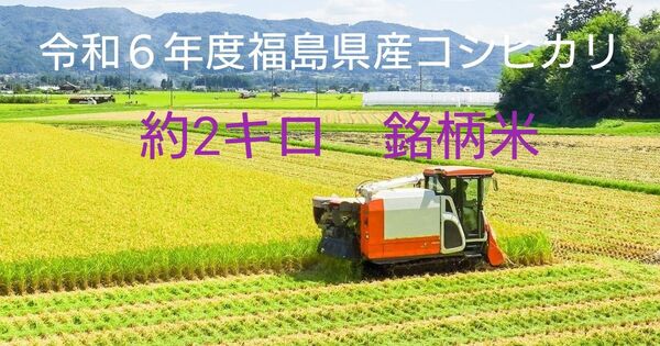 米 約2キロ 福島県産コシヒカリ 農家直送