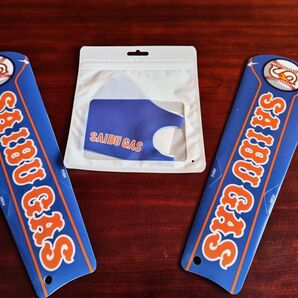 都市対抗野球 SAIBU GAS 応援バット マスク