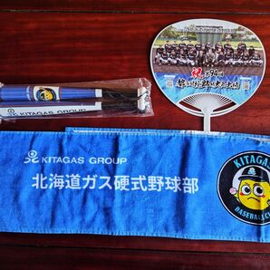 北海道ガス 都市対抗野球応援バット タオル うちわ