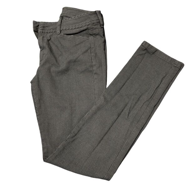 ユニクロ UNIQLO 千鳥柄 スリムフィットパンツ M 64cm グレー